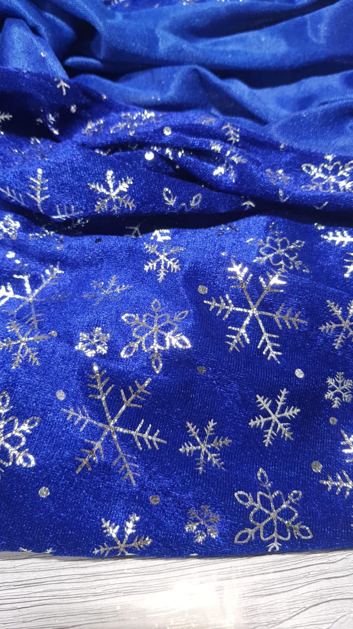 Новогодний мешок Деда Мороза (70*50см), Синий, 1 шт.