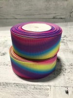 Лента репсовая (40мм*22,85м), Цветная волна, 1 шт.