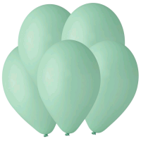 Шар (5"/13см) Аквамарин (50), Пастель, 100 шт.