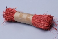 Рафия натуральная (30г), оранжевый, 1 шт.