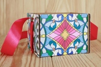 Подарочная упаковка (10*9,5*7,5см), Витраж, МДФ 3мм, УФ печать, оформл., 1 шт.