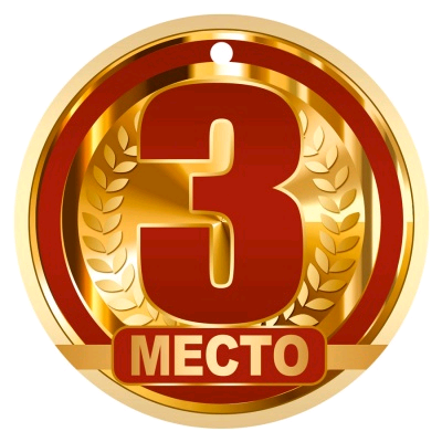 Медаль (9,4 см), "3 Место", 1 шт.