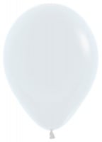 Шар (18''/45см) Белый (005), Пастель, 25 шт.