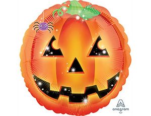 Шар (18"/45см) Круг, HWN Тыква, 1 шт.
