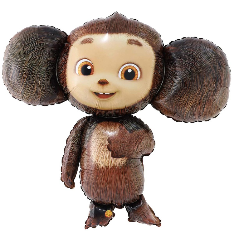 Шар (33"/84см) Фигура, Чебурашка, 1 шт.