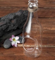 Флорариум (6*19см) Бутылка, с верёвкой, 1 шт.