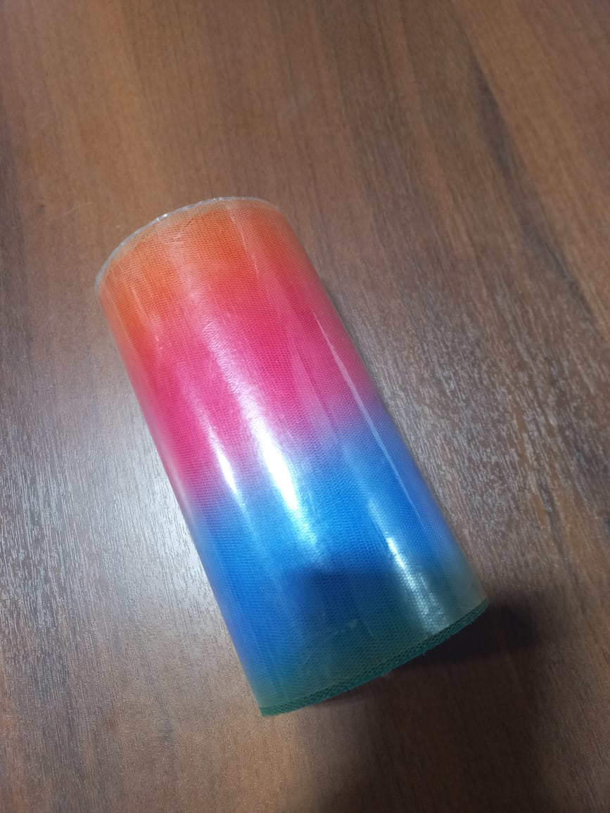 Фатин с переходом цвета (15см*25ярд), в ассортименте, 1 шт.