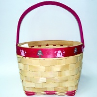 Корзина плетеная (27*17,5*37см) секвойя, 1 шт.