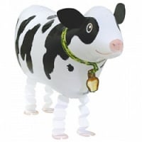 7bde718d2cc4975b8ee6da219e15a28b Шар (28''/71 см) Ходячая Фигура, Корова, 1 шт.