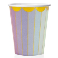 Стаканы (250мл) Радужный спектр, Золото, 6 шт.