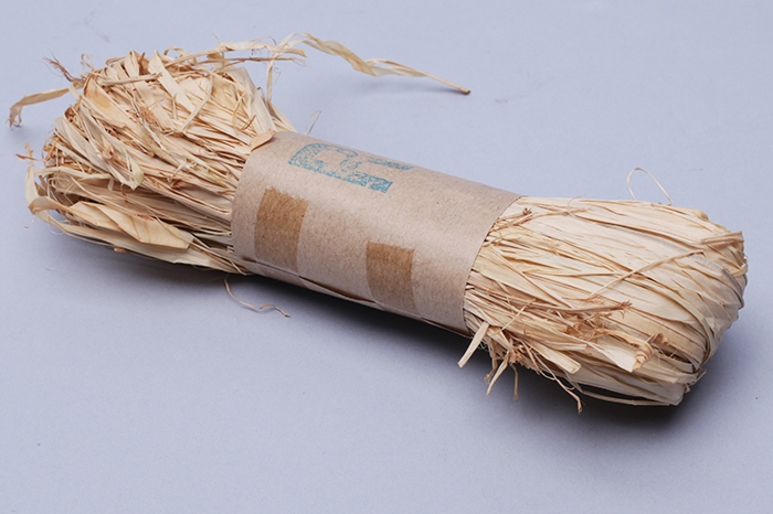 Рафия натуральная (30г), кремовый, 1 шт.