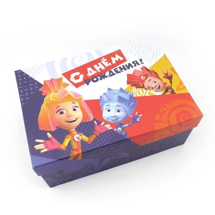 Коробка прямоугольная (23*16*9,5см), Фиксики, 1 шт.