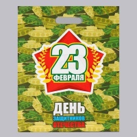 Пакет полиэтиленовый (31*40см), День Защитника, 1 шт.