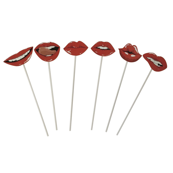 Набор для фотосессии "Губы Гламур", 6 шт.