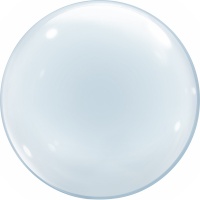 Шар (20"/51см) BUBBLE DECO , Прозрачный, 1 шт. 