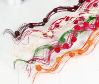 Декор тинги шарик волна (114см), микс, набор 10 шт.