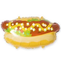 12100d9dab8640532eac291eb8715379 Шар (24''/61 см) Фигура, Хот-дог, 1 шт.