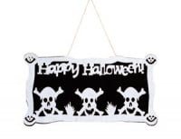 Баннер (46*22см), HWN Черепа, фетр, 1 шт.