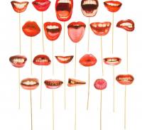 Карнавальный набор для фотосессии "Губки", 20 предметов.