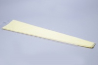 Пакет цветочный (15*80 см), Конус на 1 розу, Прозрачный/Желтый нежный, 1 шт.