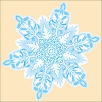 Украшение, "Снежинка", 1 шт.