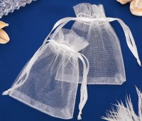 Мешочек подарочный (7*9 см), бежевый, 1 шт.