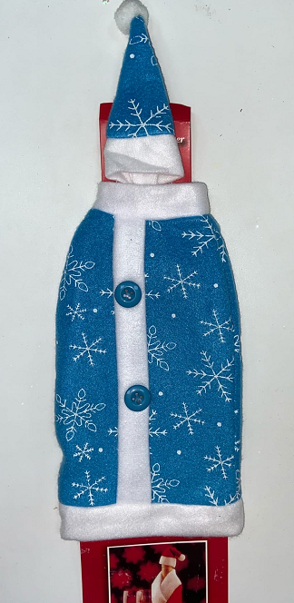 Одежда на бутылку (25x11,5см), "Новогодняя красавица", 1 шт.