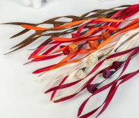 Декор ветка лоза (150см) Цветочки, микс,  1 шт.