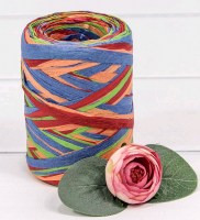 Рафия бумажная (80м), Микс №1, 1 шт.