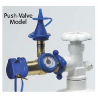 Насадка на баллон с манометром и клапаном плавного нажатия, 1 шт.(Б/у)