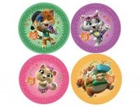 Тарелка, 44 Котёнка, 23 см, 8 шт.