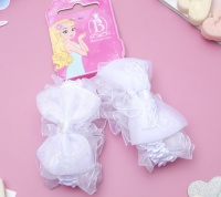 Резинка для волос "Рюши", бант в сеточку, 2 шт.