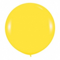 Шар (36"/91см) Желтый (020), Пастель, 1шт.