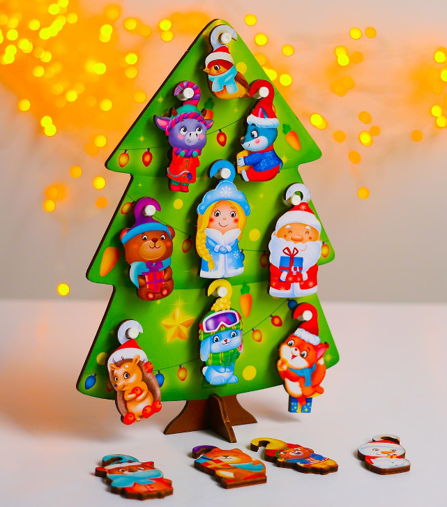 Настольная игра, Ёлочка нарядная, 1 шт.