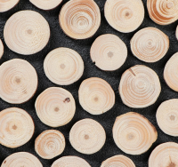 Спил (d=1,7-3,5см,h= 3,5мм), Сосновый, круглый, 33 шт.