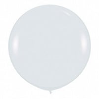 Шар (36"/91см) Белый (005), Пастель, 1 шт.