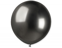 Шар (18"/45см) Серый, Хром, 25 шт.