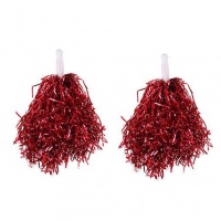 Помпоны, Красные, набор 2 шт.