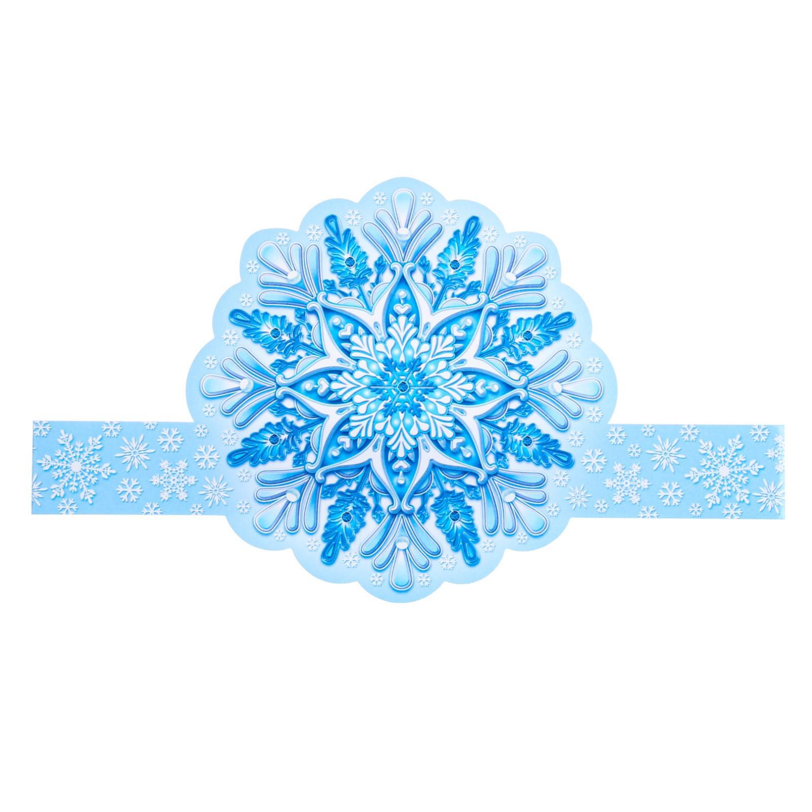 Маска-ободок, "Снежинка", 1 шт.