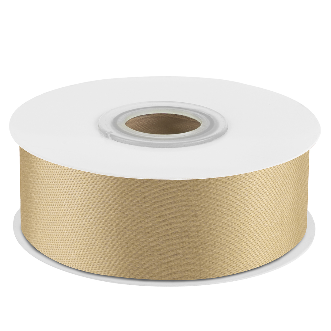 Лента атласная (2,5см*22,85м) Золото, 1 шт.