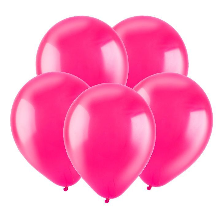 Шар (12"/30см) Фуксия, кристал, 100 шт.