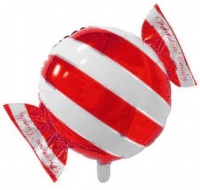 3 Шар (18''/46 см) Фигура, Конфета, Красный, 1 шт.