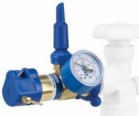 Насадка на баллон с манометром с наклонной ручкой, 1 шт. (под заказ, 10 дней)