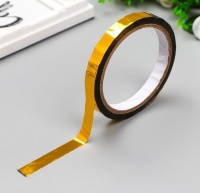 Тейп-лента, (1,2см* 50м), золото, 1 шт.