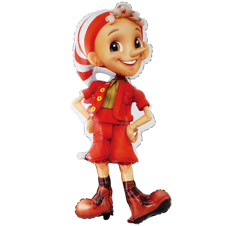 Шар (35"/89см) Фигура, Буратино, 1 шт.