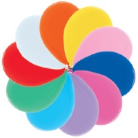 Шар (10''/25см) Ассорти (000), Пастель, 100 шт.