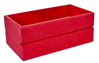 Ящик под оазис рейка (25*13*10 см), красный, 1 шт.