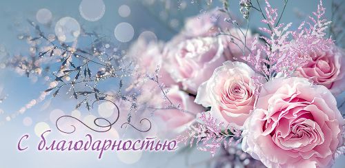 Конверт для денег (16,8*8,2см), С Благодарностью!, 1 шт.