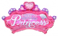 3f733af1-5274-11e7-8d9b-005056c00008_dbdf985f-9f88-11e7-861c-005056c00008.resize1 Шар (29''/74см) Фигура, Диадема для принцессы, Розовый, 1 шт.