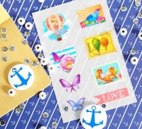 Набор для декорирования (птички, бабочки), 1 шт.